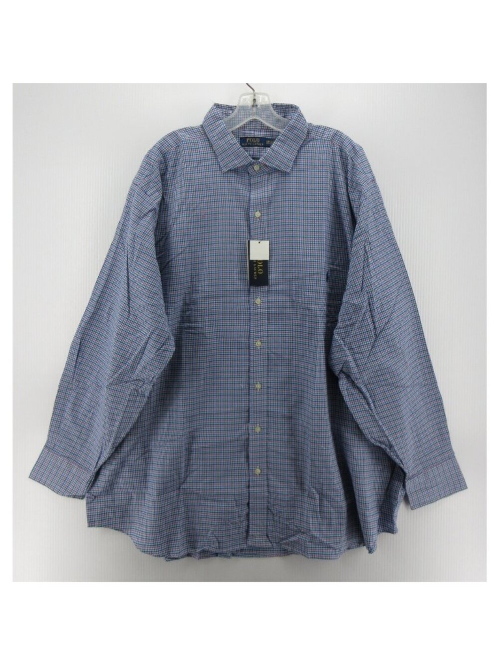 Polo Ralph Lauren Shirt 2XB Big Button Up Plaid Classic Preppy Woven